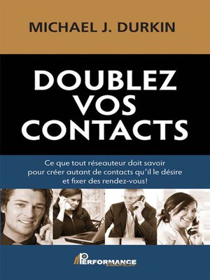 cover image of Doublez vos contacts